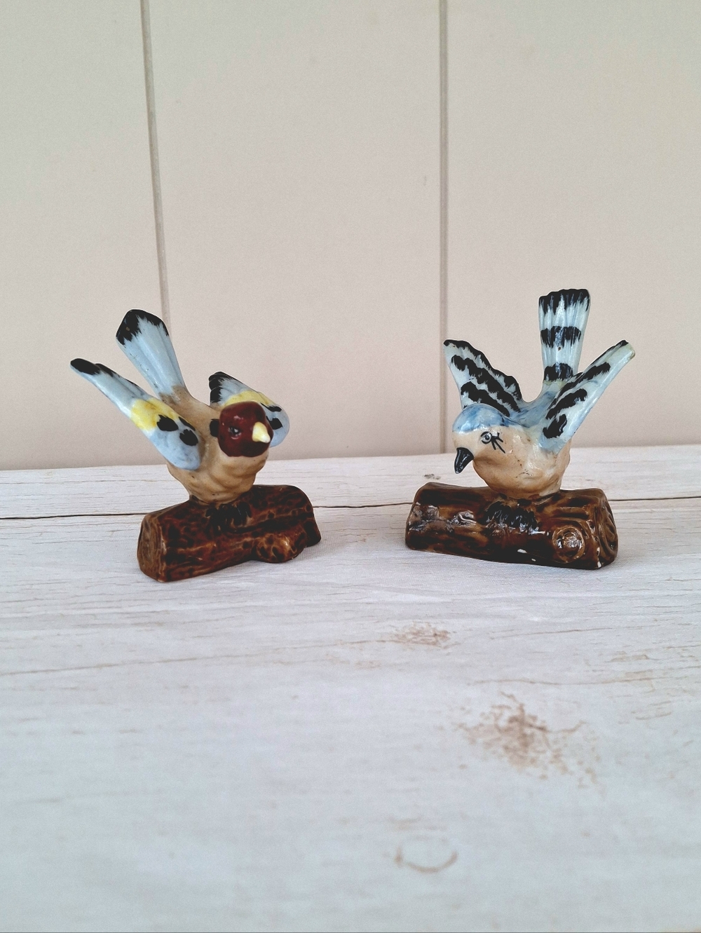 Vintage Bird Figurines Made In Japan Mid-Century Decor Collectible